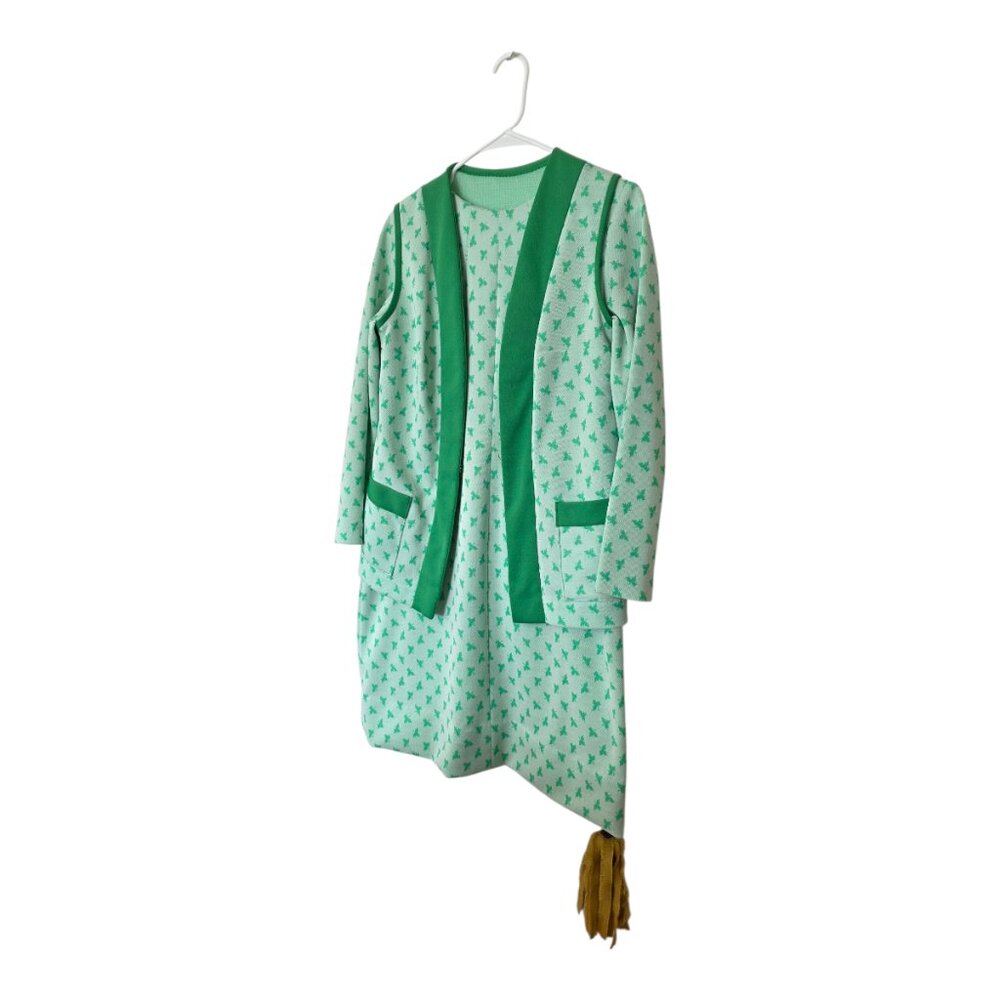 CUTE 1960s Style Sleeveless Layered Dress Set (Needs Zipper)
